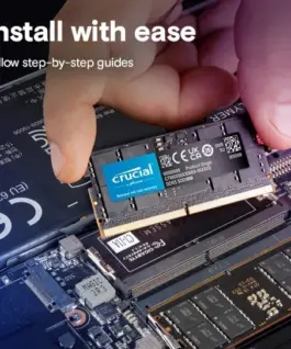 Alternative view of Crucial памет DDR5 SODIMM 16GB/5600 (2*8GB) CL46 (16Gbit)