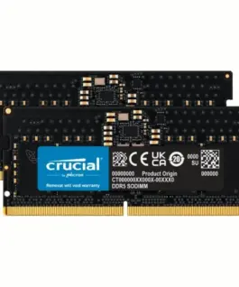 Crucial памет DDR5 SODIMM 24GB/5600 (2*12GB) CL46 (24Gbit)