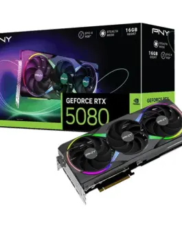PNY видео карта GeForce RTX 5080 3F ARGB 16GB VCG508016TFXXPB1