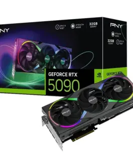PNY видео карта GeForce RTX 5090 ARGB 3F 32GB VCG509032TFXXPB1