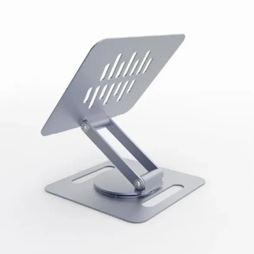 Alternative view of Gembird Rotating Лаптоп riser stand 15.6 inches, space сив