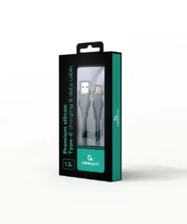 Alternative view of Gembird Type-C USB кабел за зареждане и данни, 1.5 m, зелен