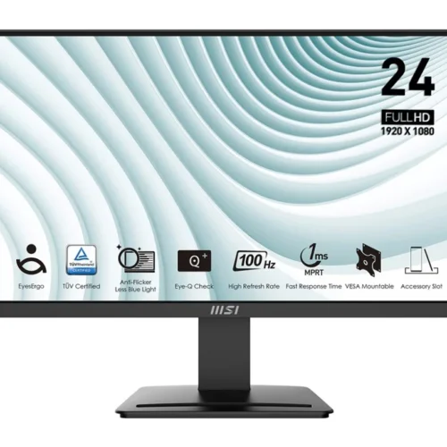 MSI Monitor 23.8 inches PRO MP2412 LED/FHD/Flat/100Hz/черен