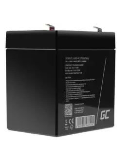 Alternative view of Green Cell VRLA battery AGM 12V 4A