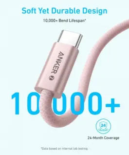 Anker Zolo USB-C to USB-C кабел 240W 0.9m черен