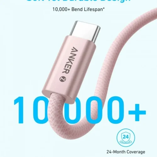 Anker Zolo USB-C to USB-C кабел 240W 0.9m черен