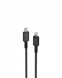 Anker 322 USB-C to Lightning кабел 0.9m черен