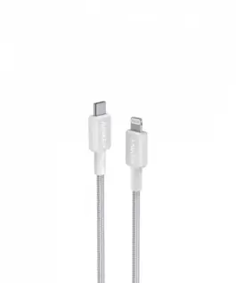 Anker 322 USB-C to Lightning кабел 0.9m бял