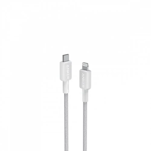 Anker 322 USB-C to Lightning кабел 1.8m бял