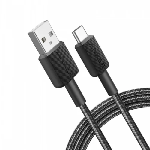 Anker 322 USB-A to USB-C кабел 0.9m черен
