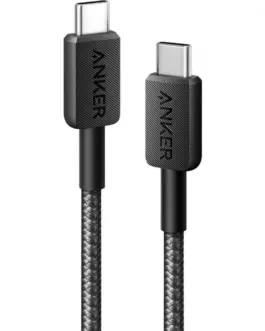Anker 322 USB-C to USB-C кабел 1.8m черен