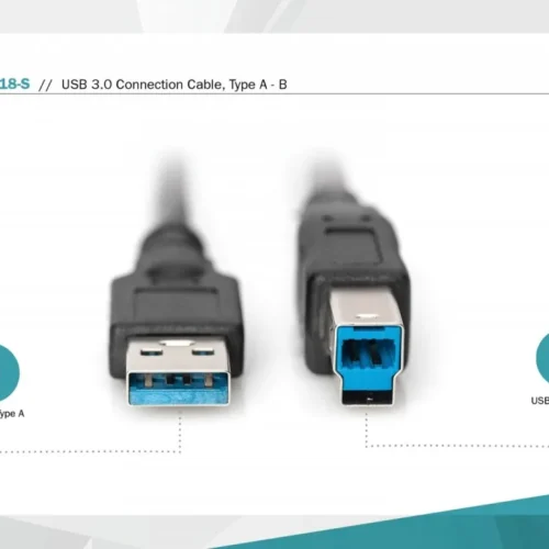 Digitus кабел за връзка AK-300115-018-S