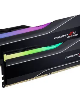 G.SKILL памет PC DDR5 32GB (2x16GB) Trident Neo AMD RGB 8000MHz CL38 черен