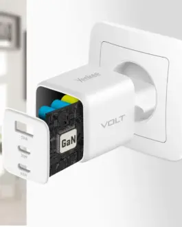 Alternative view of YENKEE YENKEE YAC G65 WH VOLT USB C 65W 3A Power Deli