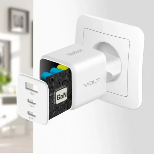 Alternative view of YENKEE YENKEE YAC G65 WH VOLT USB C 65W 3A Power Deli