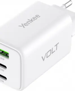 YENKEE YENKEE YAC G65 WH VOLT USB C 65W 3A Power Deli
