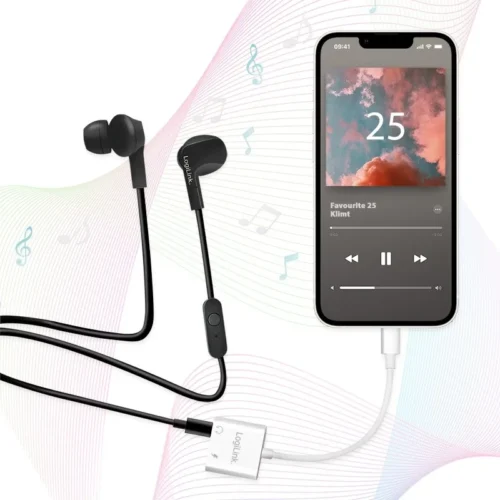 LogiLink USB-C адаптер with PD 2xUSB-C