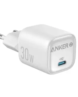 Anker зарядно 30W USB-C бял