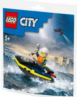 Alternative view of LEGO Bricks City 30693 Police Water Scooter
