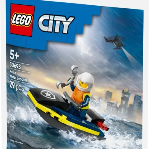 Alternative view of LEGO Bricks City 30693 Police Water Scooter