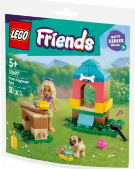 Alternative view of LEGO Bricks Friends 30697 Novas Doghouse Build