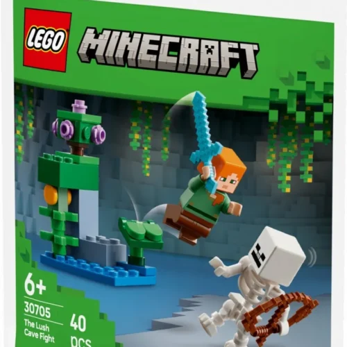 Alternative view of LEGO Bricks Minecraft 30705 The Lush Cave Fight