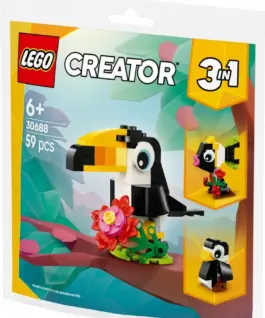 Alternative view of LEGO Bricks Creator 30688 Tropical Toucan