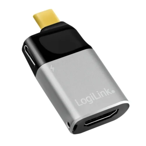 Alternative view of LogiLink USB Type-C адаптер do HDMI-A+USB-C, 4K