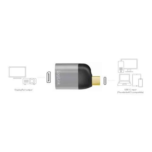 LogiLink USB Type-C адаптер to DP/F
