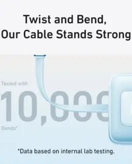 Alternative view of Anker външна батерия ZOLO 20000mAh 30W built-in USB-C кабел, blue