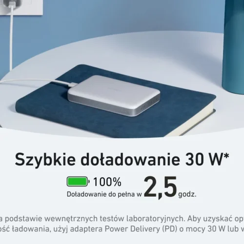 Anker MagGo induction външна батерия 10000mAh бял