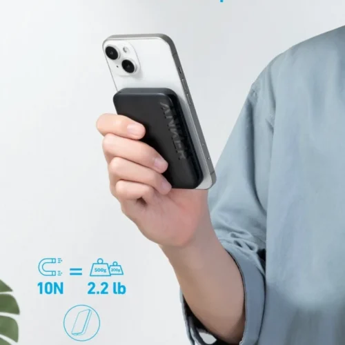 Alternative view of Anker външна батерия 321 PowerCore MagGo 5000mAh черен