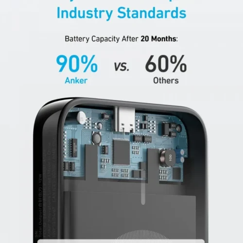 Anker външна батерия 321 PowerCore MagGo 5000mAh черен