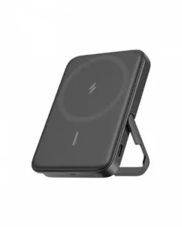 Anker външна батерия 321 PowerCore MagGo 5000mAh with stand, черен