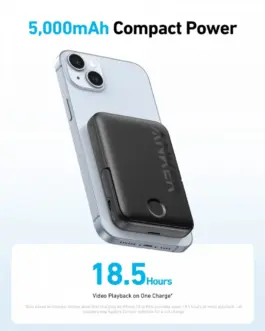 Alternative view of Anker външна батерия 321 PowerCore MagGo 5000mAh with stand, черен