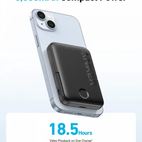 Alternative view of Anker външна батерия 321 PowerCore MagGo 5000mAh with stand, черен