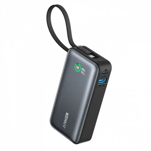 Alternative view of Anker външна батерия 545 NANO 30W 10000mAh Built-In USB-C кабел, черен