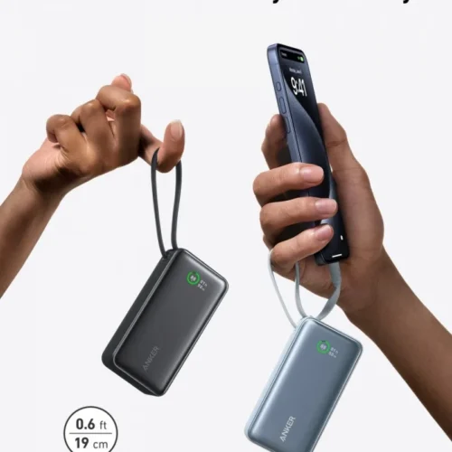 Anker външна батерия 545 NANO 30W 10000mAh Built-In USB-C кабел