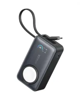 Anker външна батерия Apple Watch MagGo 10000mAh черен