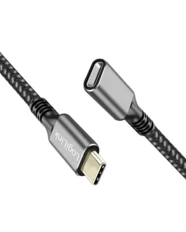 Alternative view of LogiLink USB 3.2 Gen1 Type-C to USB-C/F, PD, 2m