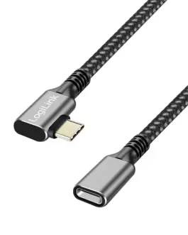 LogiLink USB3.2 Gen2 Type-C to USB-C/F PD AV 0.5m