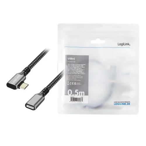 LogiLink USB3.2 Gen2 Type-C to USB-C/F