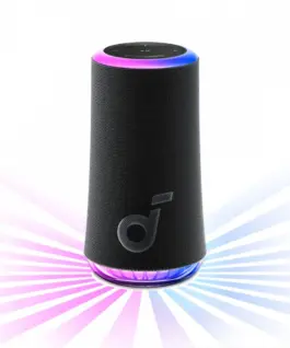 Anker Speaker Soundcore Glow RGB USB-C Bluetooth черен