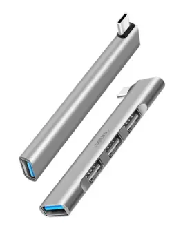 Alternative view of LogiLink Ultraslim USB-C hub to 1xUSB-A 3.0, 3xUSB-A 2.