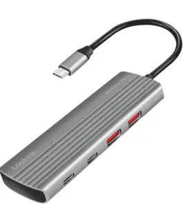 LogiLink Ultra lim USB3.2 hub 2x USB-A 5xUSB-C PD 100