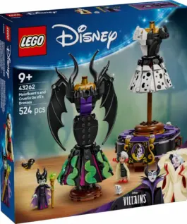 LEGO LEGO Disney 43262 Maleficents and Cruella De Vils Dresses