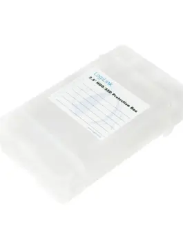 LogiLink HDD protection box for 2x 2.5 inch HDD transparen
