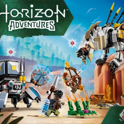 Alternative view of LEGO Klocki Horizon 77037 Aloy i Varl kontra krabołaz i piłoząb