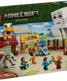 LEGO Klocki Minecraft 21273 Atak balonowego Ghasta na wioskę
