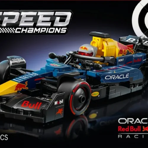Alternative view of LEGO Klocki Speed Champions 77243 Bolid F1 Oracle червен Bull Racing RB20